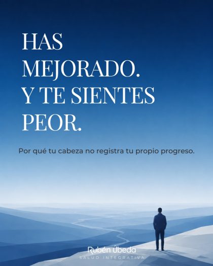 Estás mejorando y no lo notas: la brecha que te cuesta salud